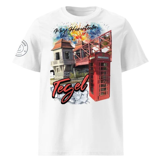 My Hometown Tegel Unisex T-Shirt aus Bio-Baumwolle Creator 2.0